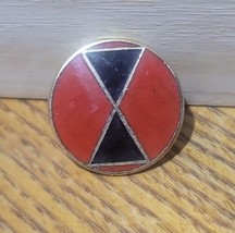US Army 7th Infantry Division Lapel Pin Pinback Insignia Enamel Combat Service - £10.53 GBP