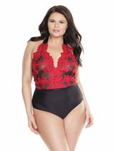 Coquette Women&#39;s Plus Size Diva Teddy, OS/X-Large Red - £33.42 GBP
