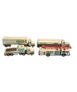 Lot of 4 Assorted Vintage Hess Gasoline Trucks 1987-1990 Tanker Semi Fir... - $81.40 CAD