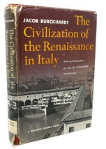 Jacob Burckhardt The Civilization Of The Renaissance In Italy 1st Edition Thus - £36.93 GBP