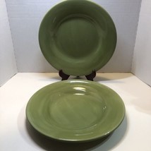 Pottery Barn Sausalito 2 Dinner Plate 12&quot; Sage Green - £23.36 GBP