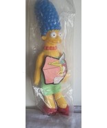 1990 The Simpsons Marge Simpson 12” Plush Doll w/Plastic Head Burger Kin... - £10.86 GBP