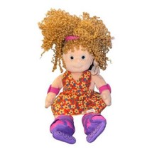 TY Beanie Kids Doll Plush Princess Rollerblades Elbow Pads Floral Dress Vintage - £19.69 GBP