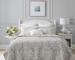 Laura Ashley Rowland Collection Quilt Set-100% Cotton, Reversible, All, ... - $109.96