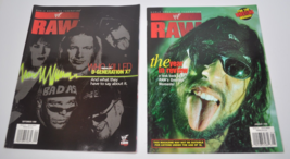 Lot of 2 WWF Raw Magazines -  Jan &amp; Sept 1999 -  Both Posters Intact - T... - $621.83 MXN