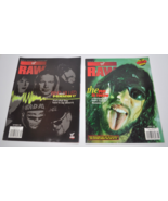 Lot of 2 WWF Raw Magazines -  Jan &amp; Sept 1999 -  Both Posters Intact - T... - £25.69 GBP