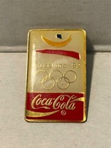 Coca Cola 1992 Barcelona Olympics Souvenir Collectable  Hat / Lapel Pin - £7.90 GBP