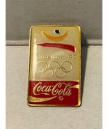 Coca Cola 1992 Barcelona Olympics Souvenir Collectable  Hat / Lapel Pin - $188.30 MXN