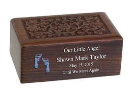 Blue Feet Wood Flower Urn - Two Sizes - $69.95