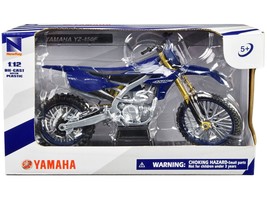 Yamaha YZ-450F Motorcycle Blue 1/12 Diecast Model by New Ray - $1,195.71 MXN