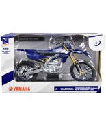 Yamaha YZ-450F Motorcycle Blue 1/12 Diecast Model by New Ray - $89.06 CAD