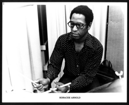 HORACEE ARNOLD orig b&amp;w 1970s PROMO PHOTO jazz drummer - £31.23 GBP