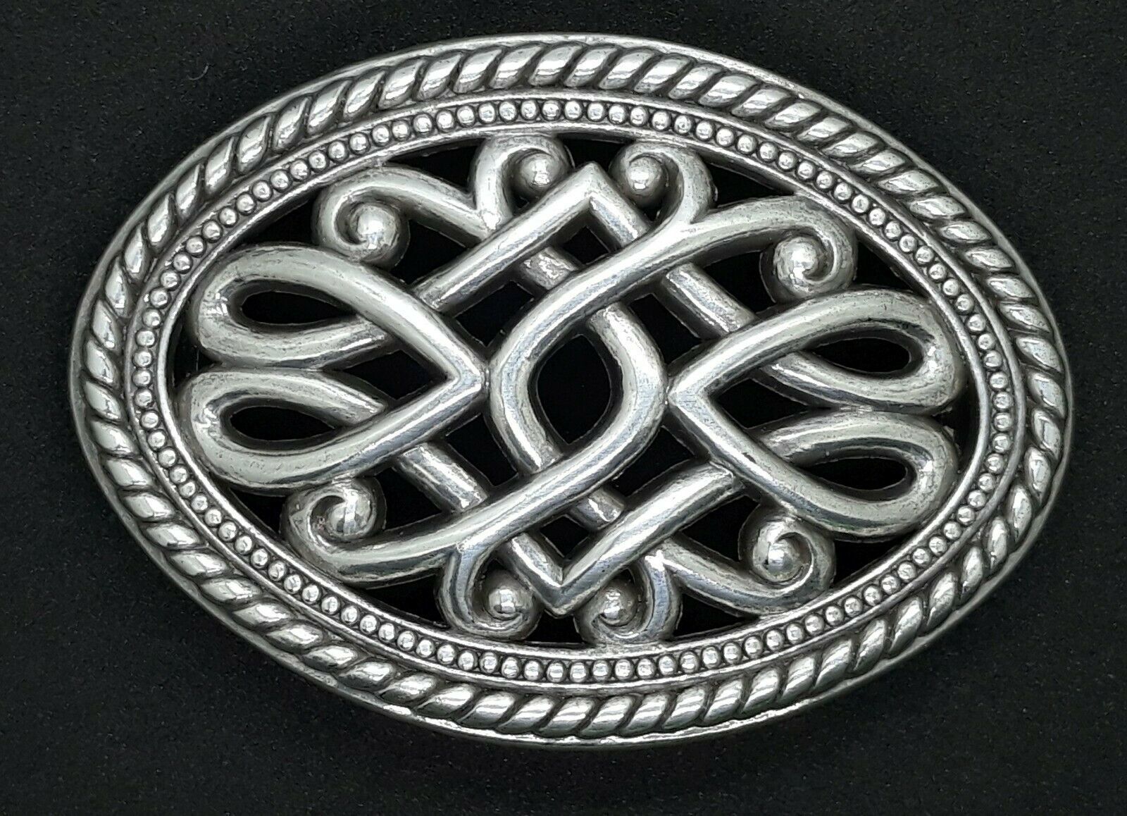 Celtic Style Large Slide On Concho 3 1/4&quot; X 2 1/4&quot; FITS 1&#39; Wide Belts - $5.99