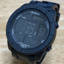 Armitron 40/8253 Men 100m Black Reverse LCD Digital Alarm Chrono Watch~New Batte - £21.20 GBP