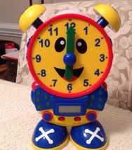 The Learning Journey TELLY THE TEACHING TIME CLOCK Primary Colors, 075418 - £11.61 GBP