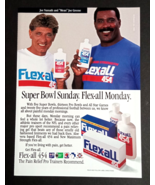 1994 Flex-all Pain Gel Namath Greene Super Bowl Football Magazine Cut Pr... - $9.99