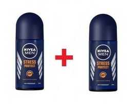 Nivea Men Stress Protect Anti-Perspirant 48H Protection Roll-On  2 X 50 ml - $18.32