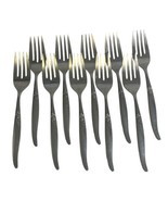 Oneida Ltd WM A Rogers Premier Stainless La Rose 10 Salad Forks Flatware - $16.82