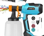 1400ml Large Container Electric Spray Gun with Cleaning &amp; Blowing Functi... - £44.83 GBP