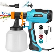 1400ml Large Container Electric Spray Gun with Cleaning &amp; Blowing Functions, - £43.42 GBP