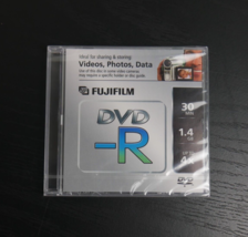 Fujifilm Mini DVD-R 4x 1.4GB 30 Min 8cm Camcorder DVD New Sealed - £6.22 GBP