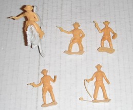 Cowboy and other Western plastic figures---12 pieces...circa late 1950&#39;s- 1960&#39;s - £7.07 GBP