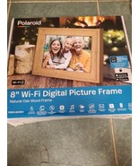 Polaroid PDWX-800WO Wood 8&quot; Wi-Fi Digital Picture Photo Metal Frame - $15.85