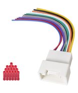 Zenoruslky 20Pin Radio Wire Harness Stereo Connector for Mitsubishi Cars - $60.64 MXN