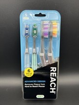 Reach Advanced Design Toothbrush Soft Multi Bristles  Pack 6 Count - £5.51 GBP