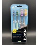 Reach Advanced Design Toothbrush Soft Multi Bristles  Pack 6 Count - £5.53 GBP