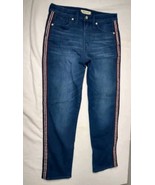 Madewell Stovepipe Jeans Size 29 Ribbon Tux Stripe Edition  Retro Inseam... - $33.01 CAD