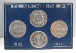 1977 Queen Elizabeth II Silver Jubilee Crown Set  AM698 - £46.68 GBP