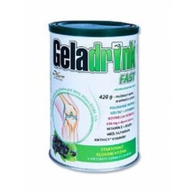 Genuine Geladrink Fast blackcurrant drink 420 g collagen powder diet supplement - £45.34 GBP