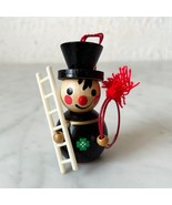 Vintage Steinbach Chimney Sweep Wooden Christmas Ornament Made in German... - $23.70