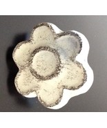 White Distressed Cast Iron Flower Cabinet Knobs Drawer Pulls  4 WF - $15.44