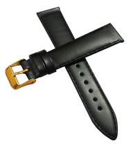 18mm Genuine Leather Watch Band Strap Fits T-TOUCH T0914204605101 Black Pin(GL) - £8.64 GBP