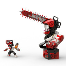 BuildMoc C_h-a-i-n-saw Monster Model from Comic Series 1323 Pieces Building Toys - £82.36 GBP