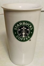 2010 Starbucks Coffee Tea Tumbler Travel Cup Mug Ceramic Porcelain No Lid - £11.09 GBP