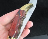 Vintage pocket knife locking lever wood extended blade RARE &amp; NEVER USED - $119.99