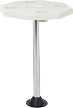 White Removable Octagonal Marine/Rv Table, Manufactured By Detmar. - £102.98 GBP