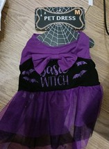 Dog Halloween Basic Witch Dress MED- Nwt Purple - £7.98 GBP
