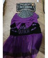 Dog Halloween Basic Witch  Dress  MED- NWT PURPLE - £7.78 GBP