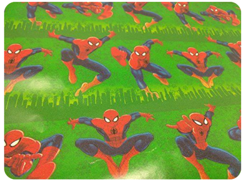 Marvel spiderman Gift wrap 45ft each - pack of 4 - $47.51