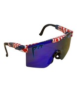 Kids USA Sunglasses American Flag Pit Viper 6-12 Red Running Boys Girls ... - $49.31 CAD