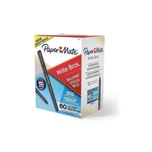 Paper Mate Write Bros Stick Ballpoint Pen Black Ink 1mm 60/Pack 4621401 - $20.02