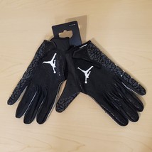 Nike Jordan Vapor Jet 7.0 Sz XXL Black Football Receiver 2XL Gloves J100... - £62.91 GBP