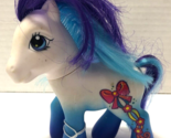 My Little Pony 2005 Hasbro SILVER RAIN HTF Rare Magnetic Hoof Horse - $14.85
