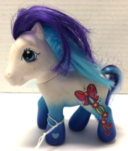 My Little Pony 2005 Hasbro SILVER RAIN HTF Rare Magnetic Hoof Horse - £11.83 GBP