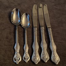 5! Heritage Mint Ltd ROYAL ALISTER 18/10 Stainless 2 Spoons And 3 Dinner Knives - £19.39 GBP