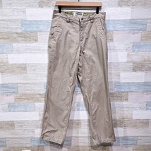 Mountain Khakis Canvas Hiking Pants Beige Outdoors Organic Casual Mens 33x32 - $44.54